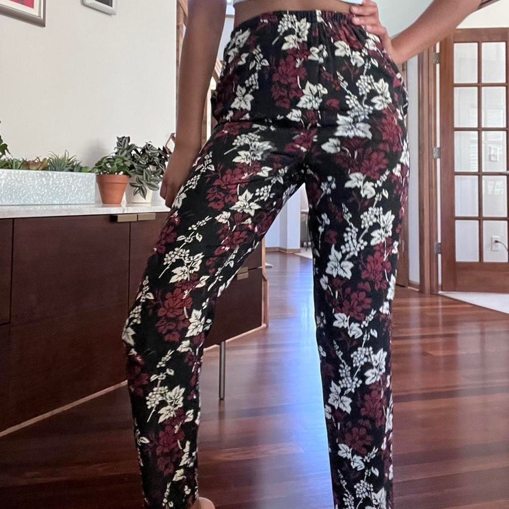 Vintage silk pants